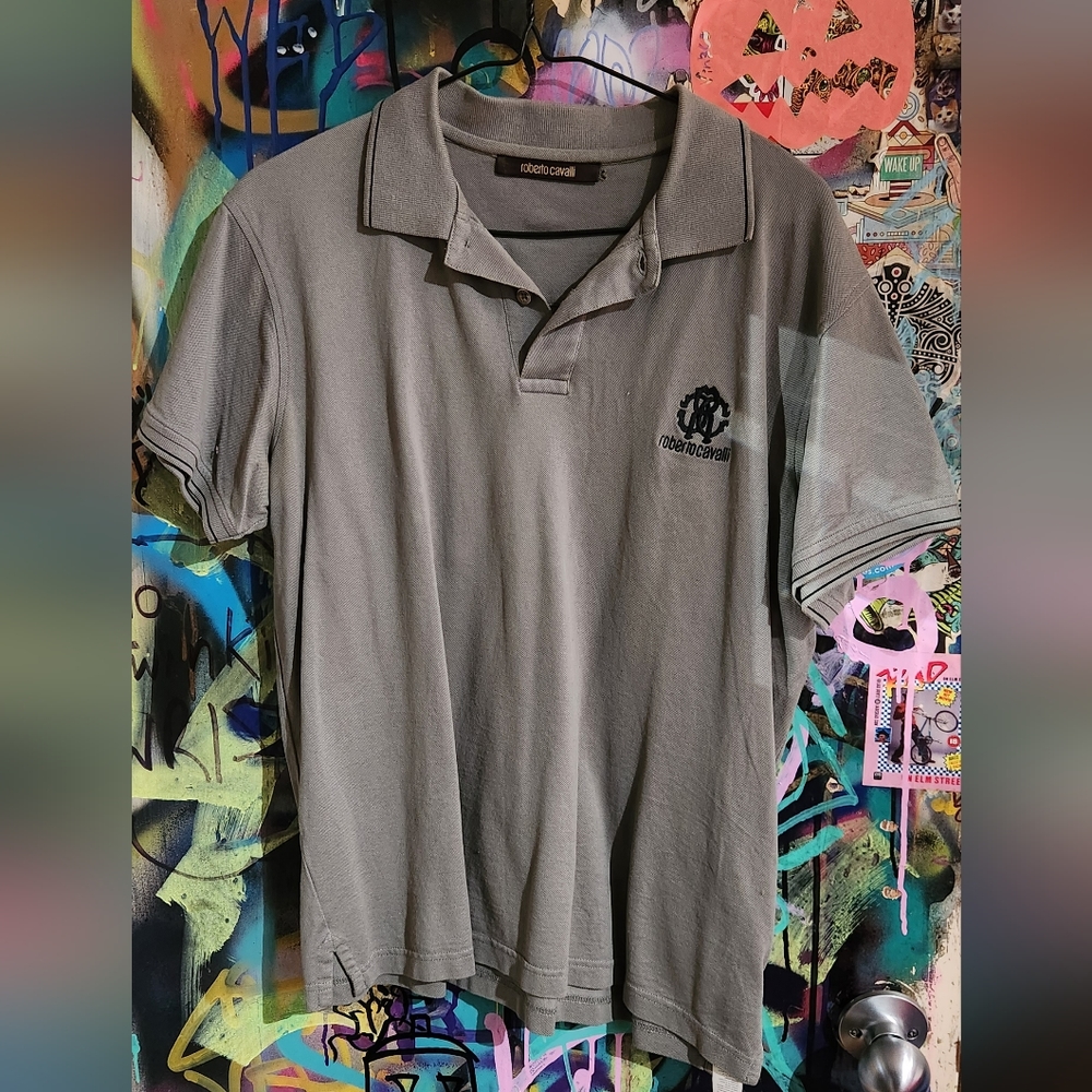 Cavalli polo shirt size small